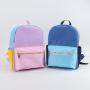 Customized Print Design Logo Blue Mini Backpack Small Book Bags Small School Bags Kindergarten Boys Girls Custom Mini Backpacks