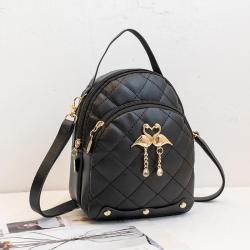 Embroidery ladies backpack new 2024 mini women's backpacks fashion shoulder bag Southeast Asia students small schoolbag