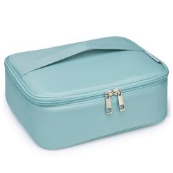 Travel Makeup Cosmetic Case Storage Bag Cosmetic Bag Portable Artist Storage Bag with Adjustable Dividers for Cosmetics Makeup