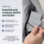 Fashion Leather Metal Case Aluminum Card Holder Business RFID Pop Up Men's Wallet