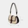 New Fashion Women Canvas Crossbody Bag Casual Shoulder Bag Underarm Bag Custom Brand