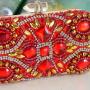 New Design Wholesale Cover Open Style Luxury Diamond Lady Wedding Handbags Purse Bag For Women