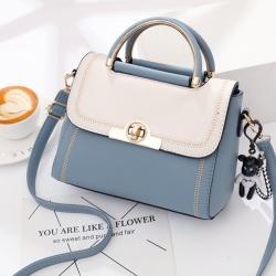 Ladies Four Seasons Fashionable Embroidery Handbag PU Leather Shoulder Crossbody Bag Zipper Single Strap Women's Customs Handbag