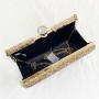 European And American Design Rhinestone Dinner Bag Ladies Fashion Style Chain Shoulder Crossbody Evening Bags Women's Clutches
