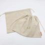 Eco-Friendly Jute Gift Drawstring Bag Custom Logo Printed Jute Linen Pouch Gift Coffee Shoe Dust Burlap Bag Recyclable