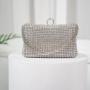 New fashion bling crystal rhinestone bag wedding full dress purse fashion shoulder gold clutch bags for women luxury evening bag