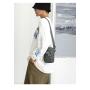 HR153 Men's One Shoulder Cross Body Waist Bag Nylon Travel Phone Change Keycard Small Square Bag Fashion Shoulder Messenger Bag