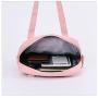 Custom Tote bag canvas PVC transparent window pain bag women's bag portable zipper shoulder niche design plus logo