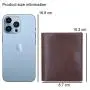 Modern Fashion Luxury Smart Minimalist Slim RFID Card Holder Ultra thin Leather Wallet PU Wallet Case with Coin Pocket