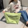 Hot Selling Casual Fashion Custom Letter Printed Women Handbags Wholesale Large Capacity Ladies Canvas Handbags