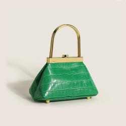 2024 Custom Crocodile Leather Purse And Handbag Luxury Frame Handle Handbags For Women
