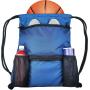 Wholesale Drawstring Backpack Gym Drawstring Bag With Compartment Outdoor Athletic Cinch Backpack With Zipper Pockets And Mesh