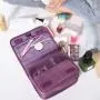 Gelory Mini New Travel set Makeup Bag High Capacity Cosmetic Bags Bathroom Hanging Toiletry Bag Women Cosmetic Organizer Pouch