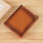 ZR631 Genuine Leather Men Wallet Coin Purse Small Card Holder Vintage Wallets RFID Blocking High Quality Wallet Customized logo