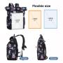 LOVEVOOK 2022 waterproof rolltop backpack 17.3  rose laptop compartment large university students travel women laptop backpacks