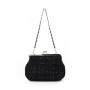 Factory  Oem Private Logo Autumn Winter Clutch Ladies Evening Bags Fashion Ladies Tweed Fabric Sling bag Women Handbag Purse