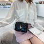 CCF573 New Fashion Chain One Shoulder Women's Bag Small Simple Shoulder Handbag Luxury Designer PU Leather Women's Handbag