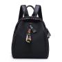 Oxford cloth ladies shoulder bag women's backpack Korean style colorful straps solid color double back schoolbag