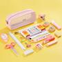 Gelory School Children Student Pen Stationery Organizer Zipper Pencil Case Bag Mesh Pencil Pouch