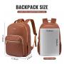 Fashion Quilted PU Leather Business Daypack Waterproof school Bookbag with Laptop Compartment Travel Work Backpack for Women USB