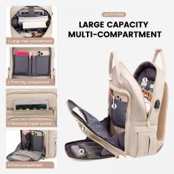 Custom High Quality Multi-function Laptop Backpack With USB port Stylish bookbag large laptop backpack school bags for men women