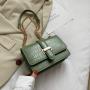 carteras y bolsos de mujer Custom Fashion Leather Bag Alligator Pattern Sling Bags For Women