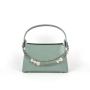 2021 New Arrival Pu Leather Gloss Mini Trendy Lady Handbag Customized Logo Pearl bag