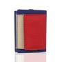 Custom canvas wallet fabric slim bifold travel wallet rfid blocking canvas short wallet