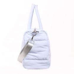 CHANGRONG Custom large capacity Women quilted puffer nylon travel duffle bag