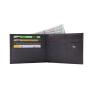 Bifold men wallet with coin pocket genuine leather wallet for men as gift