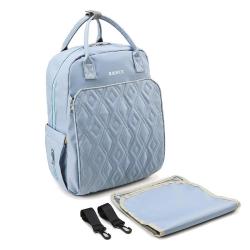 HR772 Portable Waterproof Mummy Back Pack Diaper Bag Large Home Storage With Changing Station Travel Bassinets for Babies