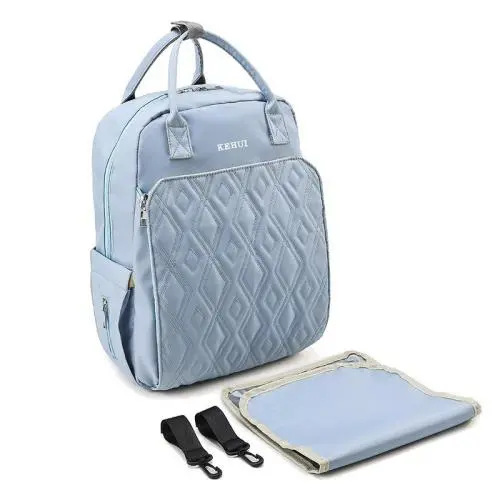 HR772 Portable Waterproof Mummy Back Pack Diaper Bag Large Home Storage With Changing Station Travel Bassinets for Babies