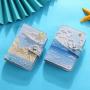 ZR605 Card Holder Case PU Lovely Certificate Credit Multi ID Card Position Snap-fastener Organ Camo Zero Wallet Printing Clip