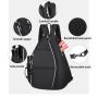 ZF325 New Simple Tennis Bag Large Capacity Handheld Shoulder Crossbody Bag Badminton Racket Bag Oxford Cloth Waterproof