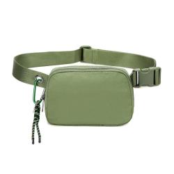 2024 Custom Logo Waterproof Nylon Waist Chest Bag For Women Men With Metal Charm