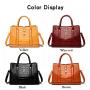 Wholesale Price 3 Pcs Set Bags Bolsos De Mujer Custom Leather Bag Trendy Handbags Crossbody Bags For Ladies