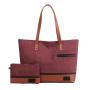 Newest Selling Large Canvas Women Waterproof Work Briefcase Computer Bag Tote Bag
