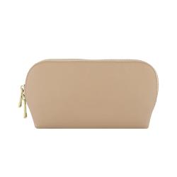 Eco friendly soft PU leather vegan make up bags small cosmetic bag with compartments