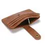 CUIKCA Unisex Women Men Wallet PU Leather Slim Wallet With Snap Button & D-ring Coin Purse Business ID Credit Card Holder Cases