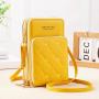 Fashion Mobile Phone Bag Small Mini Single Shoulder Crossbody Bag 2024 New Touch screen Zipper Wallet Mobile Phone Messenger Bag