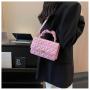 ZR261 Lingge Elegant Pleated Handbag 2023 New Fashion Fashionable Chain One Shoulder Crossbody Small Square Bag
