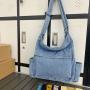 Messenger Bag Men's trendy brand simple large capacity Japanese canvas satchel casual New