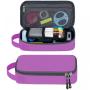 Gelory Portable Large Capacity Pencil Case Durable Pen Pouch Minimalist Office Stationery Organizer Bag with Handle