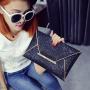 Fashion Evening Bags Women Clutch Envelope Bag Ladies Leather Glitter Purse Delicate Party Handbags Trendy Portable Carrying bag