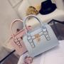 New Korean Fashion Women's Bag Taschen Round Lock Texture Shaped Bag Single Shoulder Handbag  bolsas para mujer