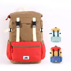 CHANGRONG Custom Lightweight recycled rpet color block design casual sports backpacks