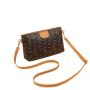 Fashion Women's Messenger Bag 2024 Printed Pu Leather Single Shoulder Crossbody Bag Business Purse Zipper Small Square Bag
