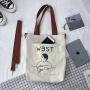 Custom Logo Size Printed Eco Friendly Recycled Plain Bulk Large Organic Calico Cotton Canvas Grocery Shopping Strap Tote Bag