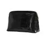 Luxury Crocodile PU leather Travel Cosmetic Bag Women Makeup Pouch