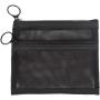 Black Mesh Zipper Storage Bags Cosmetic Makeup Pouch Travel Organizer Nylon Mesh Bag